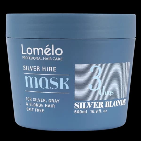 מסכת סילבר לנטרול גוונים צהובים לשיער בלונדיני ולשיער שיבה מסדרת '3 ימים' 500 מ"ל - לומלו