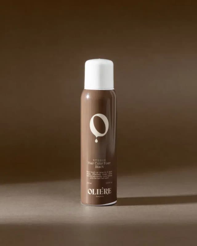 אולייר ספריי תיקון צבע שחור 150מ״ל OLIERE PARIS HAIR COLOR FIXER SPRAY BLACK 150ML