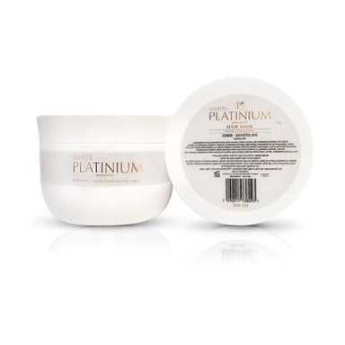 ווייט פלטינום מסכה לשיער יבש ופגום 300מ”ל WHITE PLATINUM HAIR MASK 300ML