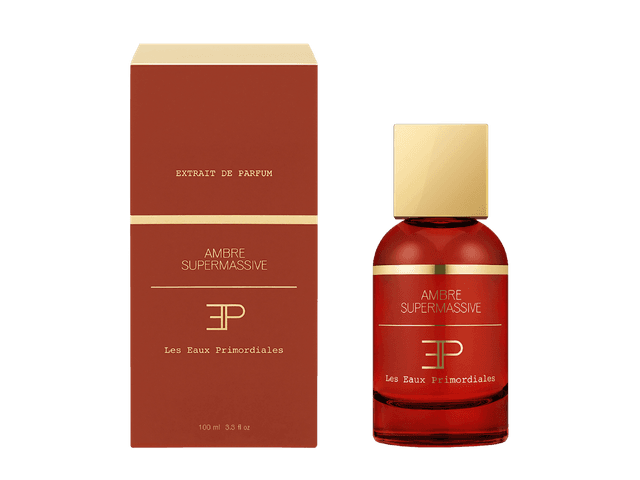 לס יוקס פרימורדיאלס אמברה סופרמאסיב בושם יוניסקס אקסטרה דה פרפיום 100 מ״ל - Les Eaux Primordiales Ambre Supermassive Unisex Perfume Extrait de Parfum 100ML