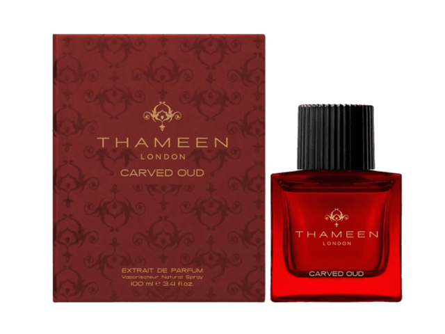 תאמין רד קרבד אוד בושם יוניסקס 100 מ״ל אקסטריט דה פרפיום - Thameen Red Carved Oud Unisex 100ML Extrait de Parfum