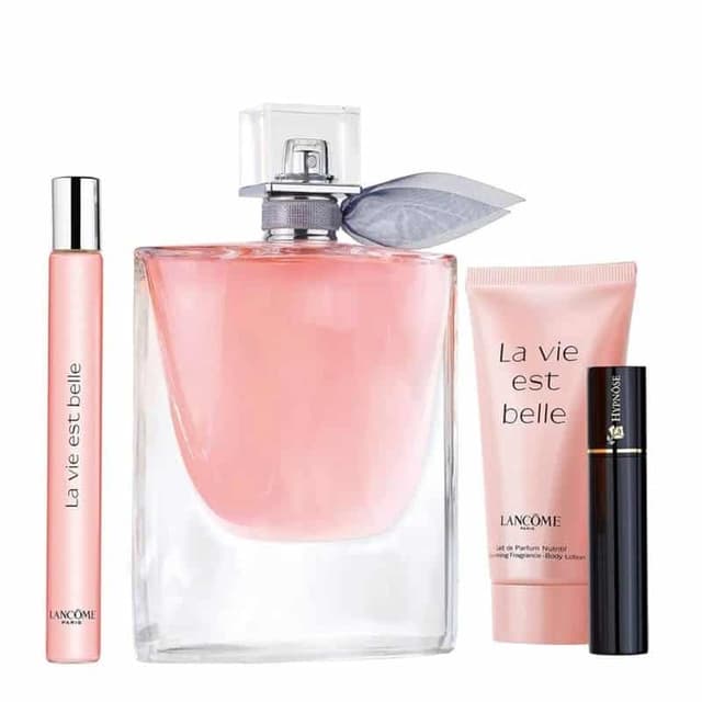 לנקום לה ויה בל לאישה אדפ 4 מוצרים מארז - Lancome La Vie est Belle edp Set for her