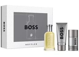 הוגו בוס בוטלד סט לגבר 100 מל + גל רחצה 100 מל + דאו סטיק 75 מל - Hugo Boss Boss Bottled Gift Set 100ml EDT + 100ml Shower Gel + 75ml Deodorant Stick