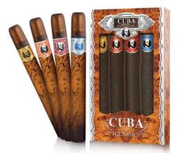 קובה קובה סט גולד, בלו, רד, אורנג לגבר 34*4 מל אדט - Cuba 4 PC Gift Set Gold, Blue, Red, Orange for Men 35ml each EDT