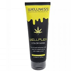 וולנס מסכת צבע צהוב 250 מ"ל - WELLNESS HAIR MASK YELLOW 250 ML