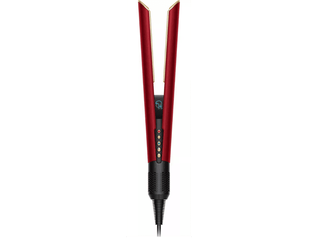 דייסון מחליק אדום קטיפה גולד - Dyson Airstrait Red Velvet Gold
