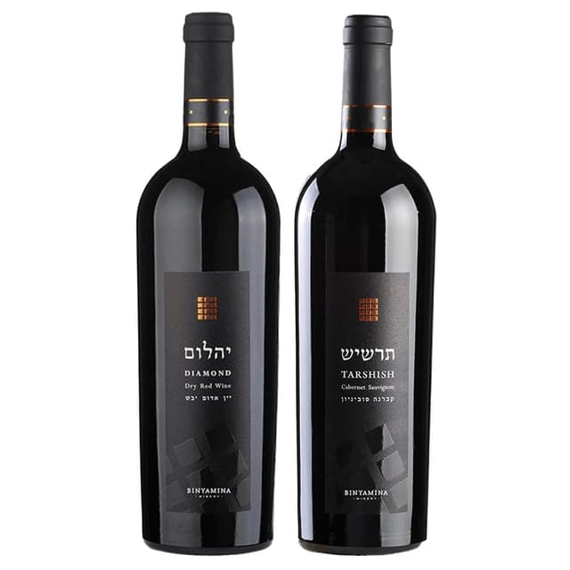 מארז מהודר 2 אבני החושן יהלום + תרשיש
