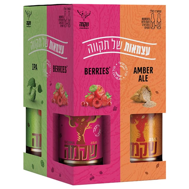 מארז בירה שקמה330מל