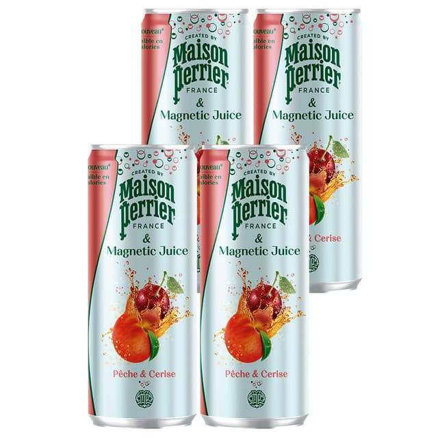 פרייה מגנטיק גוס אפרסק דובדבן 4*250 מ"ל