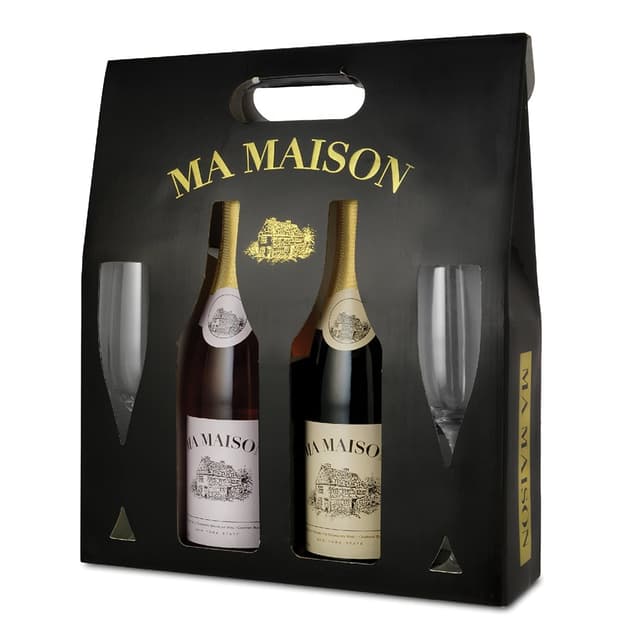 מארז מה מיזון נתזים +זוג כוסות שמפניה