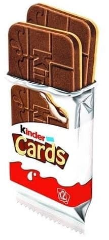 קינדר קארדס חטיף וופ