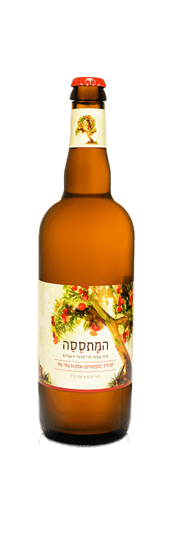 סיידר תפוח חצי יבש 330 המתססה